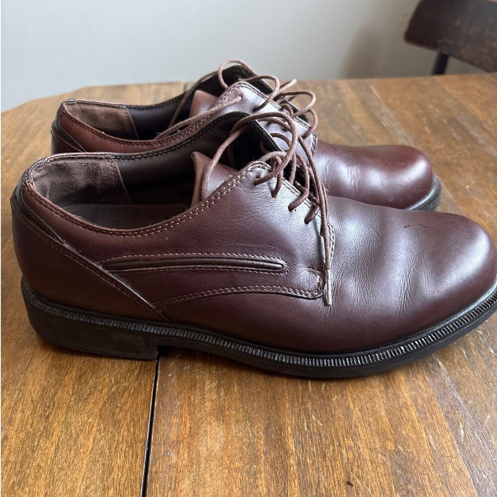 Dunham MCT410SB Jericho Burlington Waterproof Leather Oxford Dress Shoes 10 4E